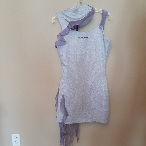 Les Benjamins Royal Lavender Dress NWT - Picture 2 of 16